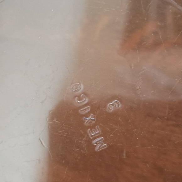 Vtg Forte Crisa Mexico Honey Amber Glass Ovenware Baking Dish b540 - Picture 3 of 4